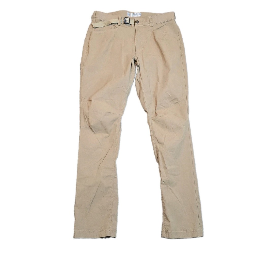 Alaskan Hardgear Stone Run Pants Mens 34x34 Duluth Trading Work Hiking Tan